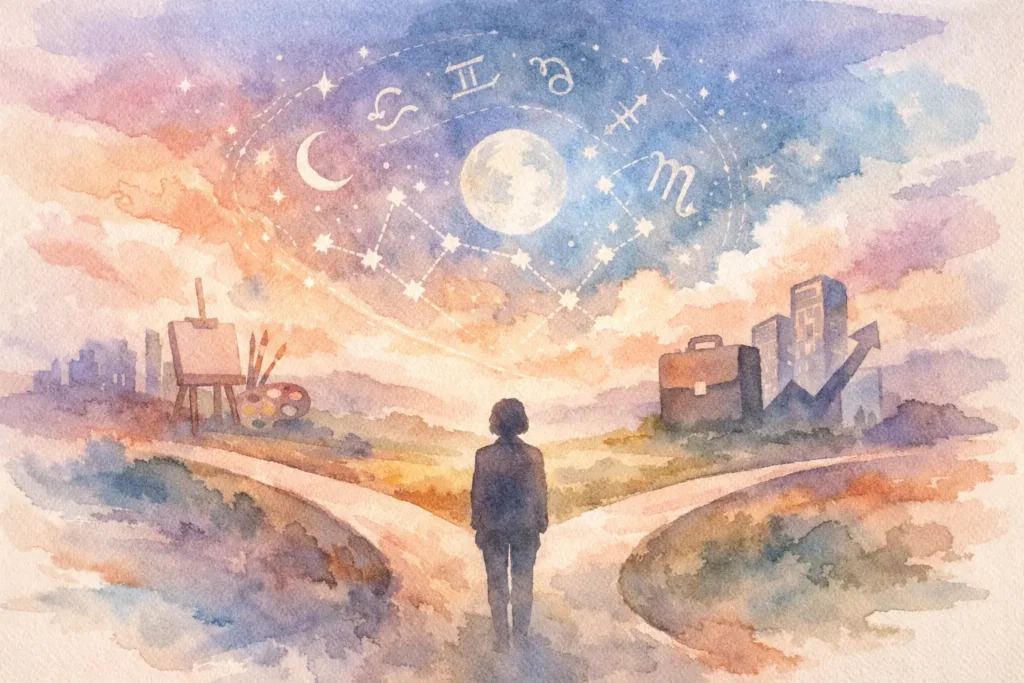 Career Crossroads Astrology Example Explained