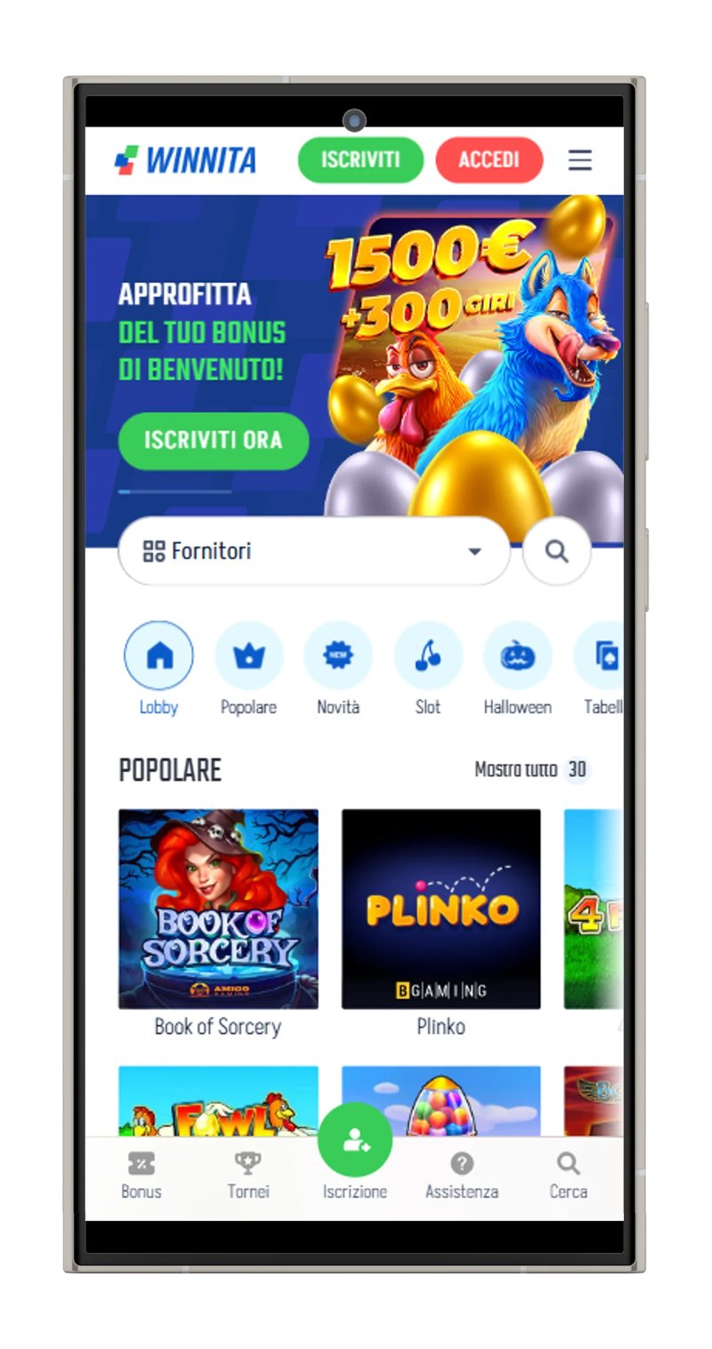 Panoramica di winnita accedi